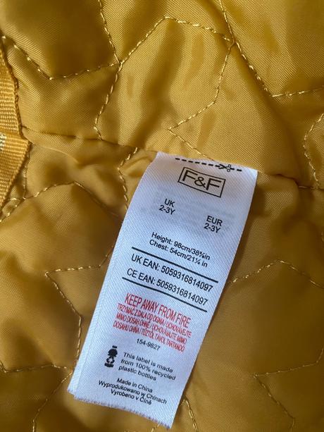 Dievčenská zimná bunda f&f, f&f,98