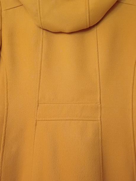 Horčicový zimný kabát, f&f,m