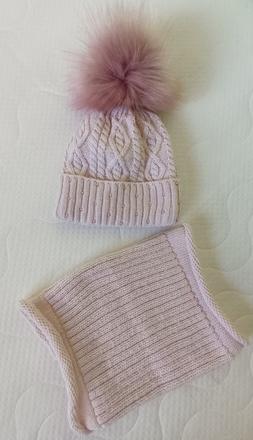 Setík cca 3-6rokov, čiapka podšitá flisom, 98