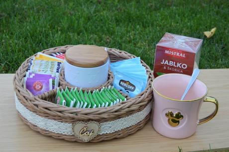 Košík na čajové sáčky, 