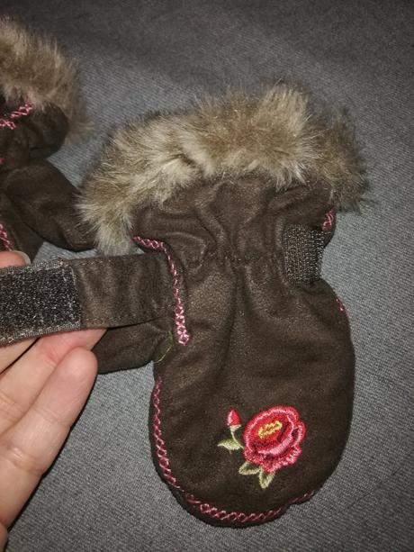 Teplé rukavičky, h&m,62