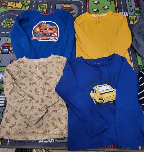 Tričká dlhý rukáv 122/128, 122