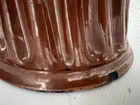 Starozitna vintage keramicka forma na pecenie s c,