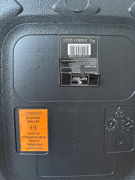 Podsedak isofix,
