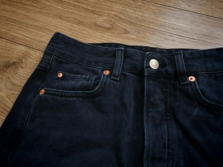 Krásna riflová minisukňa, denim,36