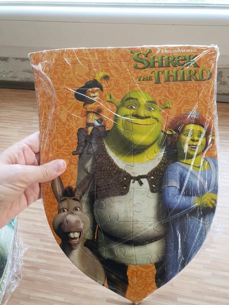 Puzzle shrek, fiona, oslik a kocur v cizmach, 