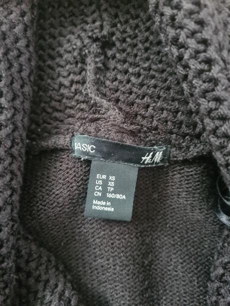 Svetrové rolákové šaty, h&m,xs