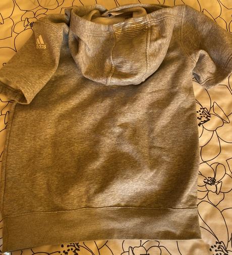 Teplá mikina adidas krátky rukáv v. s, adidas,m