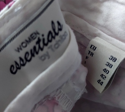 Ružové vzorované nohavice, tchibo,38