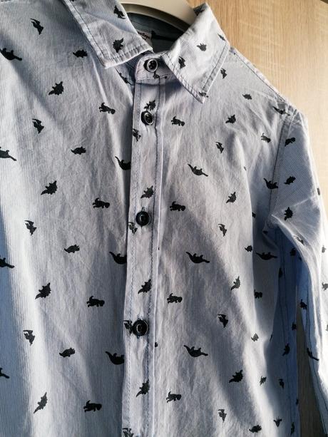 Košeľa s potlačou dinosaurov, 128