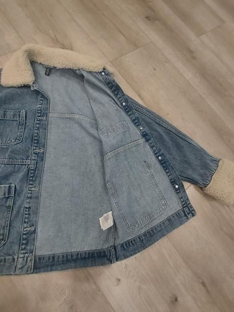 Riflová bunda, h&m,xs