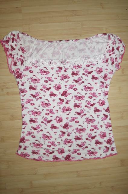 Tričko s čipkou, m