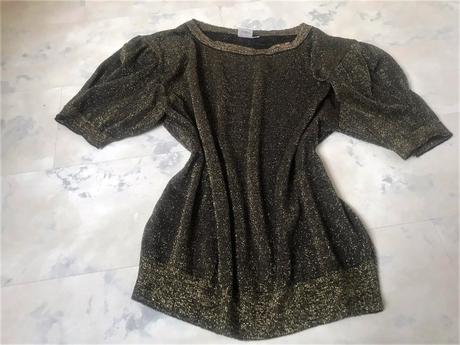 Spoločenské lurexové tričko/pulovrik, 44