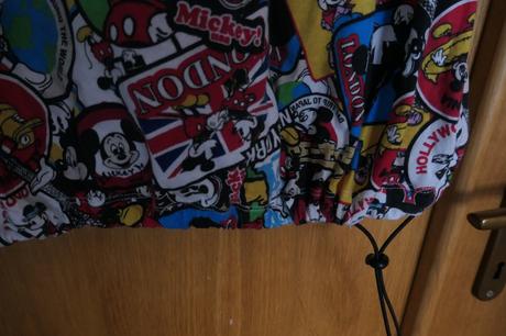 Zara mickey farebne, krasne, bavlnene minisaty, zara,m