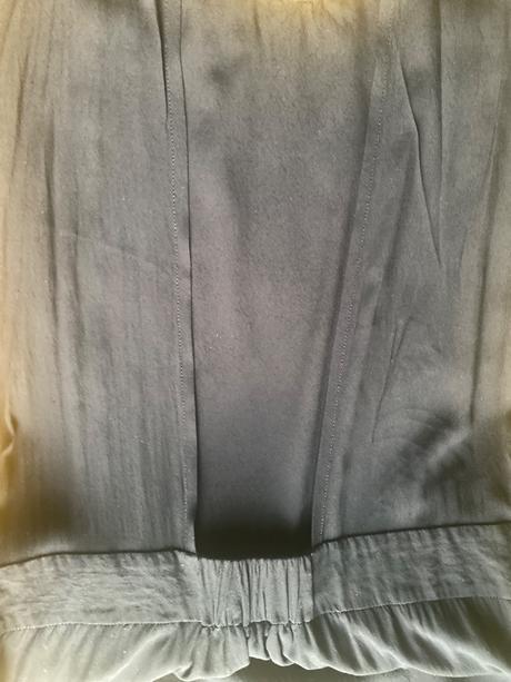 Látkové čierne maxi šaty, l