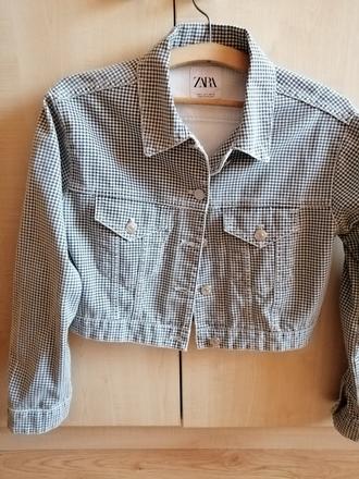 Dámska denimová bundička zn. zara, zara,s