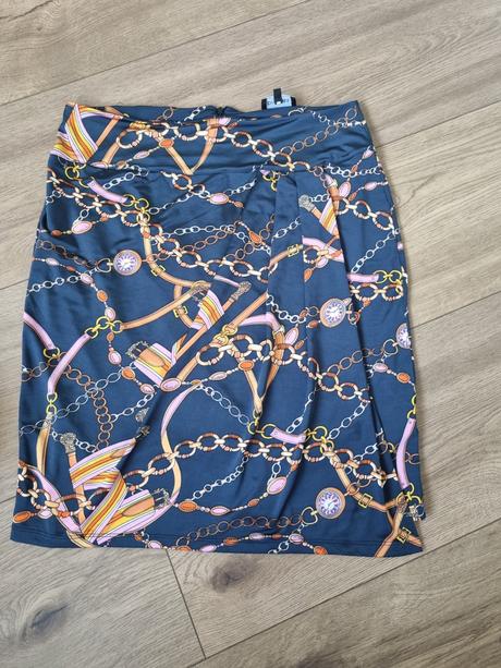 Elastická sukňa  s retiazkovým vzorom 40, 40