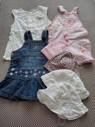 Šaty, opalovacky next,6-9m, 86–98