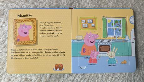 Peppa pig - knižka s puzzle, 