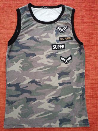 Tričko maskáčove l, l