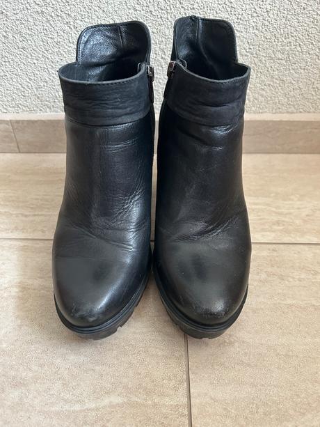 Kožené členkové čižmy -38, lasocki,37