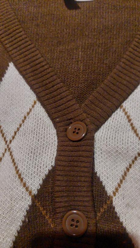 Dievcensky svetrik karovany, h&m,s