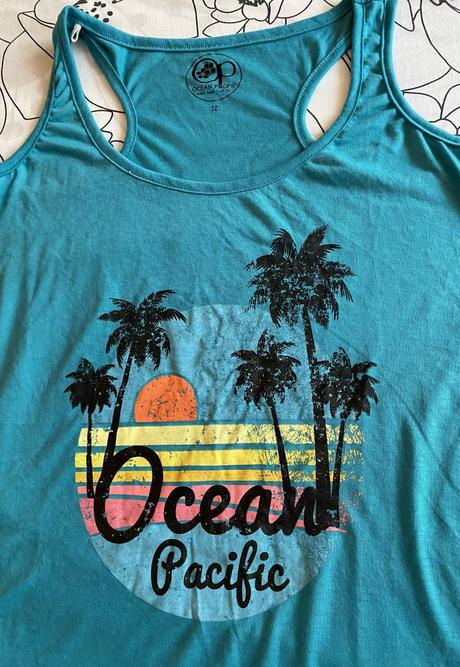 Tenké tielko s potlačou ocean pacifik v. m - 12, ocean pacific,m