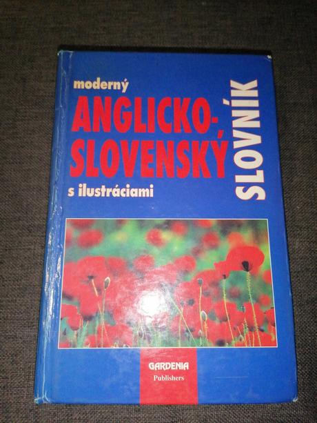 Kniha moderný anglicko - slovenský slovník s ilus., 