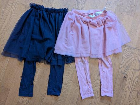 Legíny so suknickou 2 ks, h&m,110