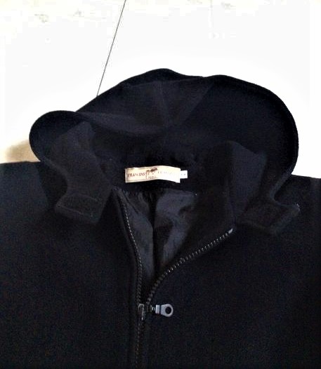 Maxi kabát s kapucňou, m