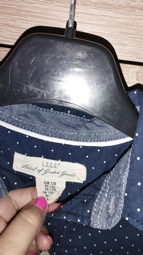 Štýlová košeľa, h&m,128