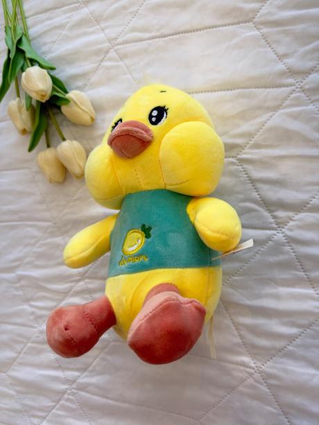 Plyšová kačička lemon,
