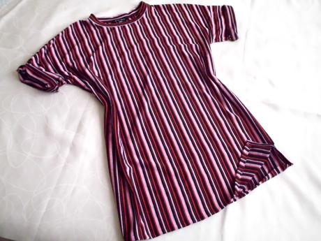 Tunika-šaty pásik l-xl, amisu,xl