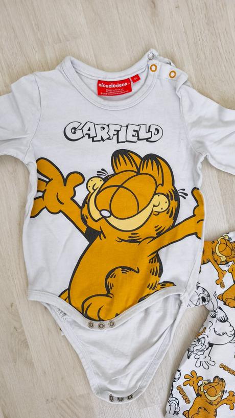 2x body s dlhým rukávom garfield, nickelodeon,86