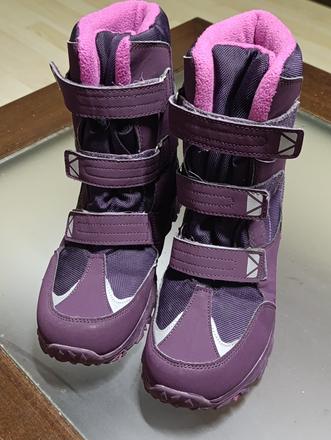 Fialové vysoke  snehule l&d veľkosť 40, 40