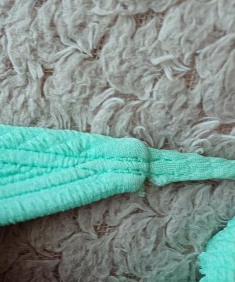 Rebrované tyrkysové 2 dielne bikiny, sinsay,l