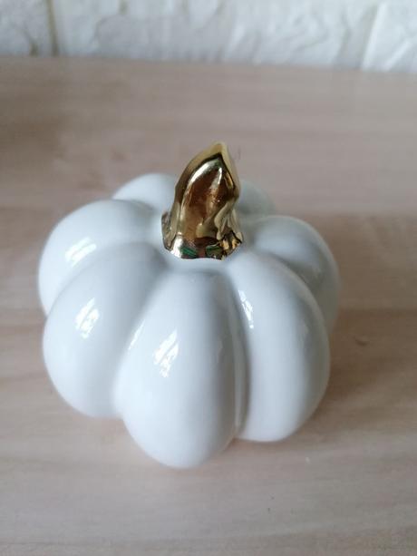 Jesenné dekorácie, keramické tekvice, 