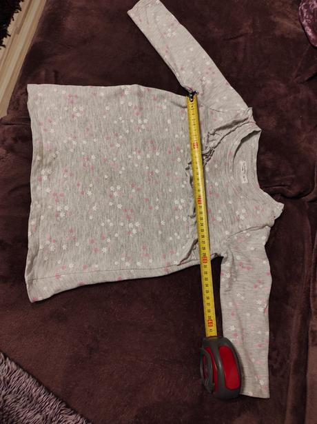 Sivé šaty s ružovými kvietkami, fox & bunny,86