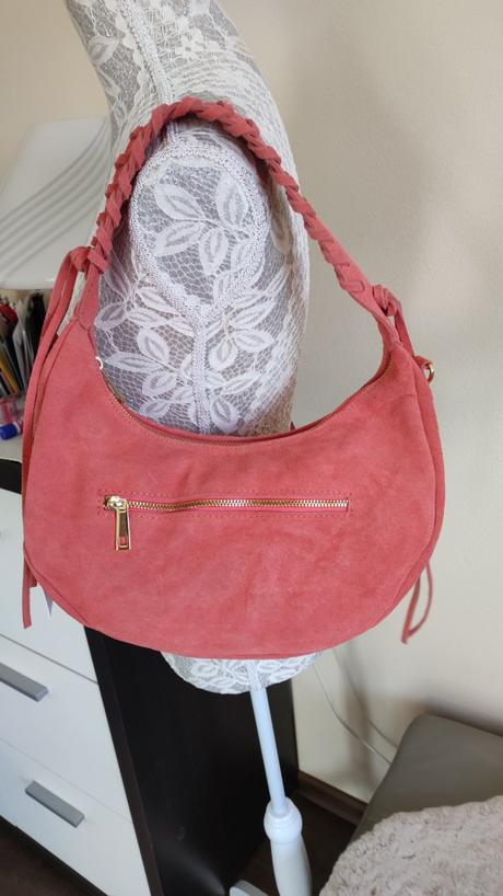 Dámska kožená kabelka vera pelle, 