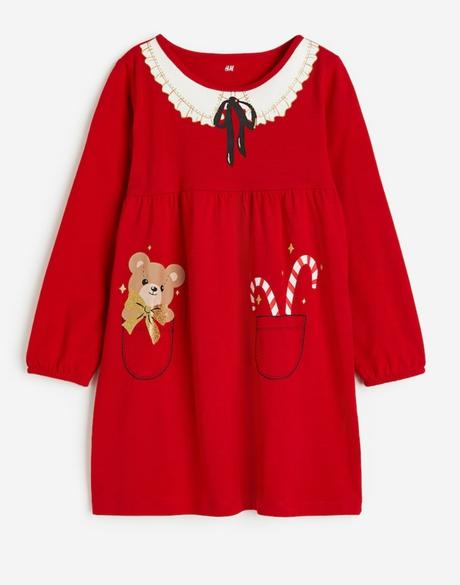 Vianočné šaty (veľkosť 122/128), h&m,122 / 128
