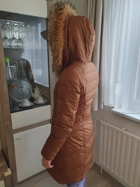 Zimná páperová bunda, s