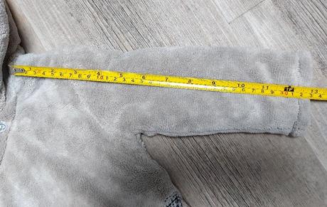 Huňatý prechodný overal, c&a,74