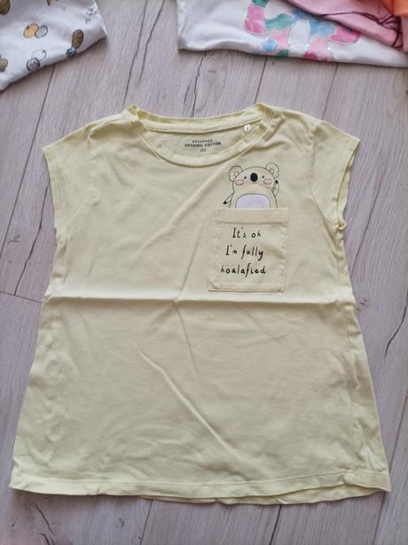 Dievčenské tričká 116/122 22kusov, reserved,116