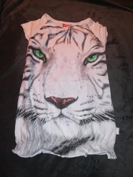 Tričko s krátkym rukávom predĺžené, 116