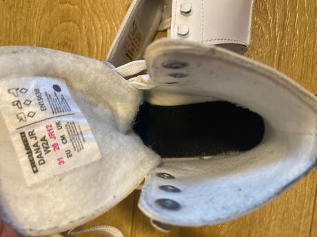 Ľadové krasokorcule korčule na ľad 31 biele, 31