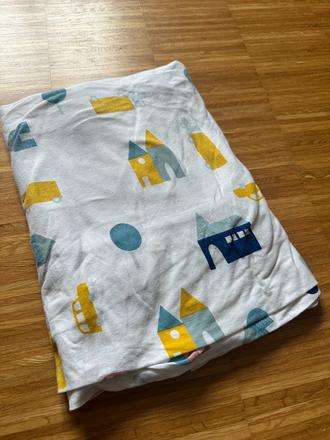 Bavlnená plachta s detským motívom, šírka (cm): 90,dĺžka (cm): 200