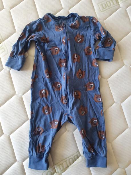 Lindex overál pyžamo macko 74, lindex,74