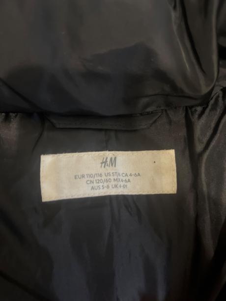 Dievčenská zimna bunda h&m, h&m,110