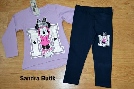 Detská bavlnené súpravička minnie, 86 - 128