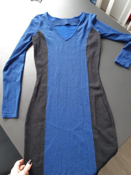 Šaty úpletove, orsay,s